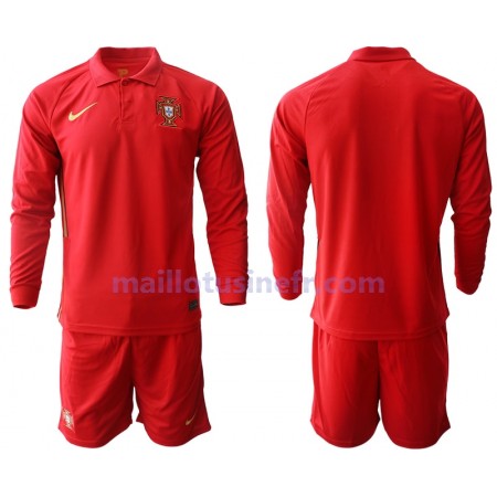 Maillot de Foot Portugal Domicile UEFA EURO 2020 Manches Longues - Enfant Maillot de Foot Portugal Domicile UEFA EURO 2020 Manches Longues - Enfant